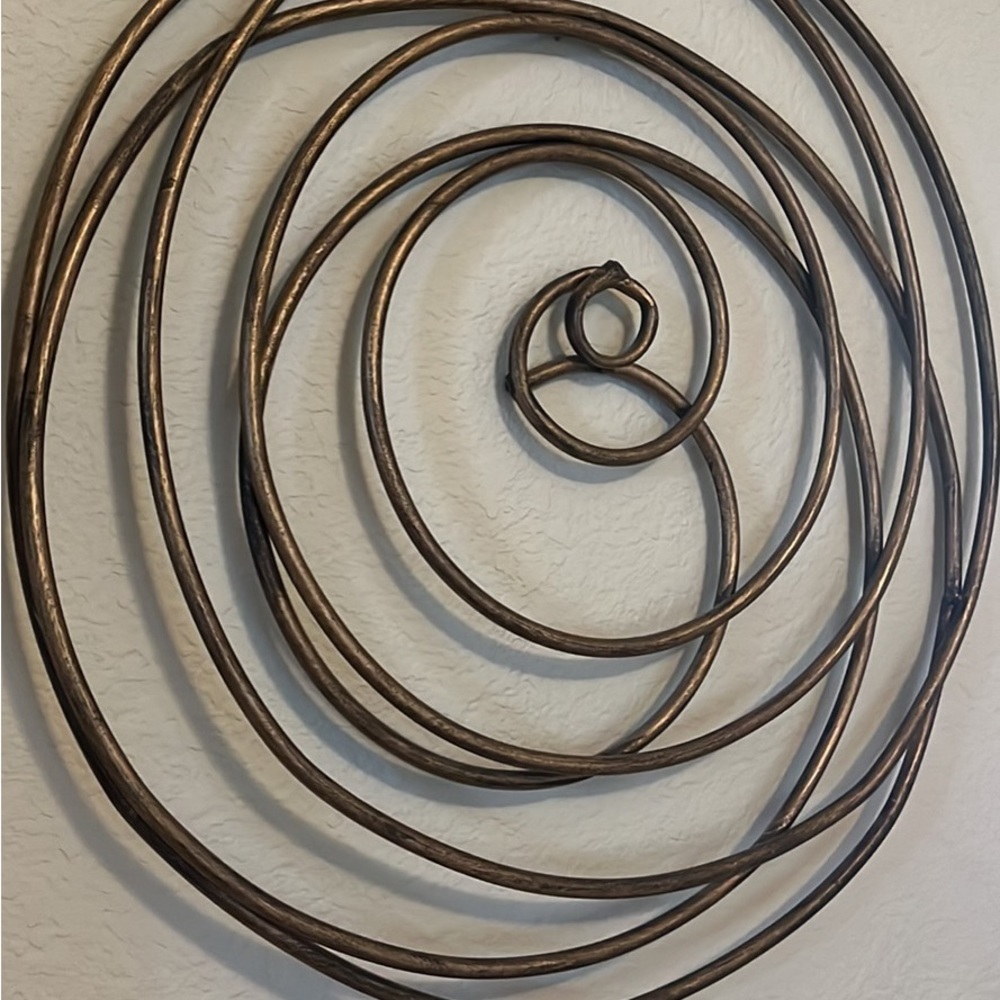 Metal flower wall decor - Picture 2 of 5